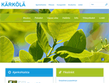 Tablet Screenshot of karkola.fi